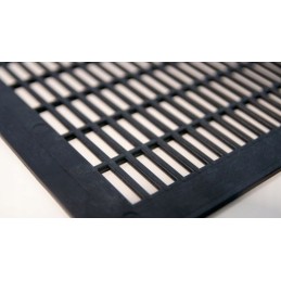 Storos juodos horizontalios pertvaros grotos - 420x420mm