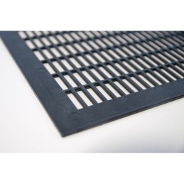 Storos juodos horizontalios pertvaros grotos - 420x420mm