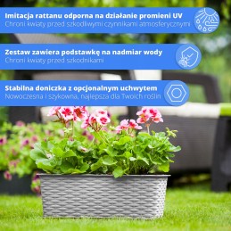 Balkono vazonas pasirūpins Jūsų gėlėmis