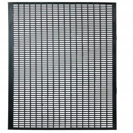 pertvarų tinklelis, plastikinis dadant/Wielkopolska, 12 rėmų, juodas