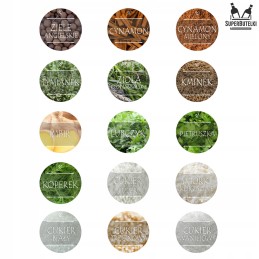 75x prieskonių lipdukų etiketės stiklainiams