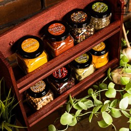 75x prieskonių lipdukų etiketės stiklainiams