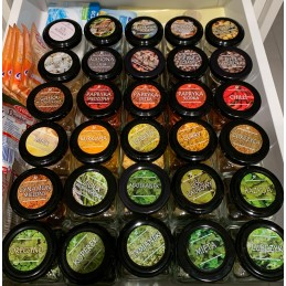 75x prieskonių lipdukų etiketės stiklainiams