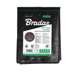 Agrotekstilė nuo piktžolių pp, juoda UV, 70g, 1,1 x 5m