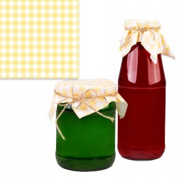 10 vnt languotų dangtelių stiklainiams, buteliams ir stiklainiams