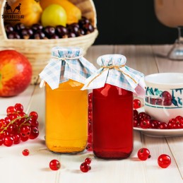 10x kamšteliai stiklainiams, languoti konservų buteliai