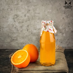 10 vnt dangteliai konservų stiklainiams, ryškios gėlės