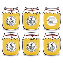 Lipnios etiketės/lipdukai stiklainiams, konservams, buteliams