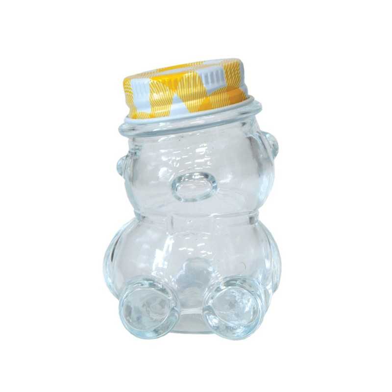 Meškiuko indelis su dangteliu