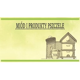 Siūlome bitininkų vizitinę kortelę su vieta antspaudui, 20 vnt - kad klientas sugrįžtų savo medaus!!!