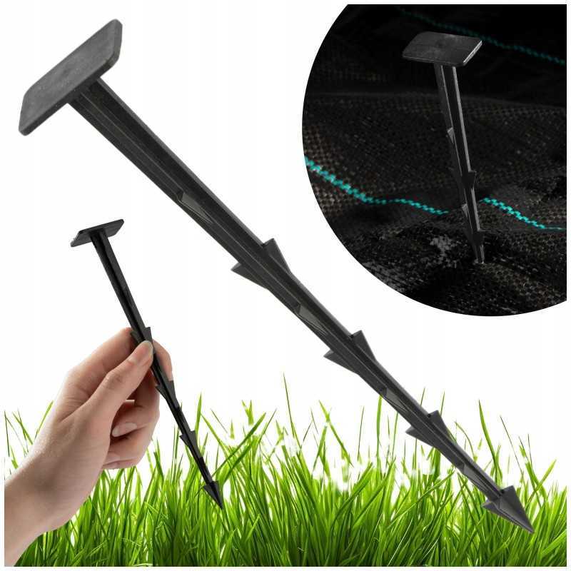 ☘️smeigtukai agrotekstilei 20cm agrotekstilei 100vnt☘️