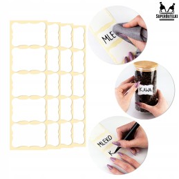 20x nutrinamos, lipnios matinės etiketės