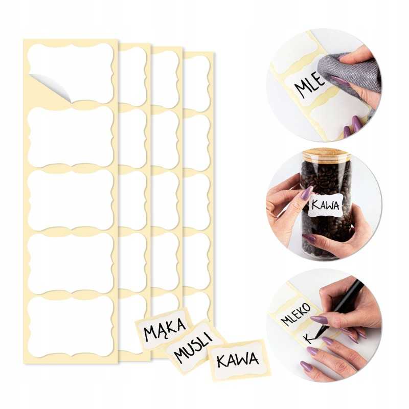 20x nutrinamos, lipnios matinės etiketės