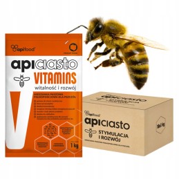 Tortų maistas bitėms, apifood apicita vitaminai 1kg, bičių vystymas