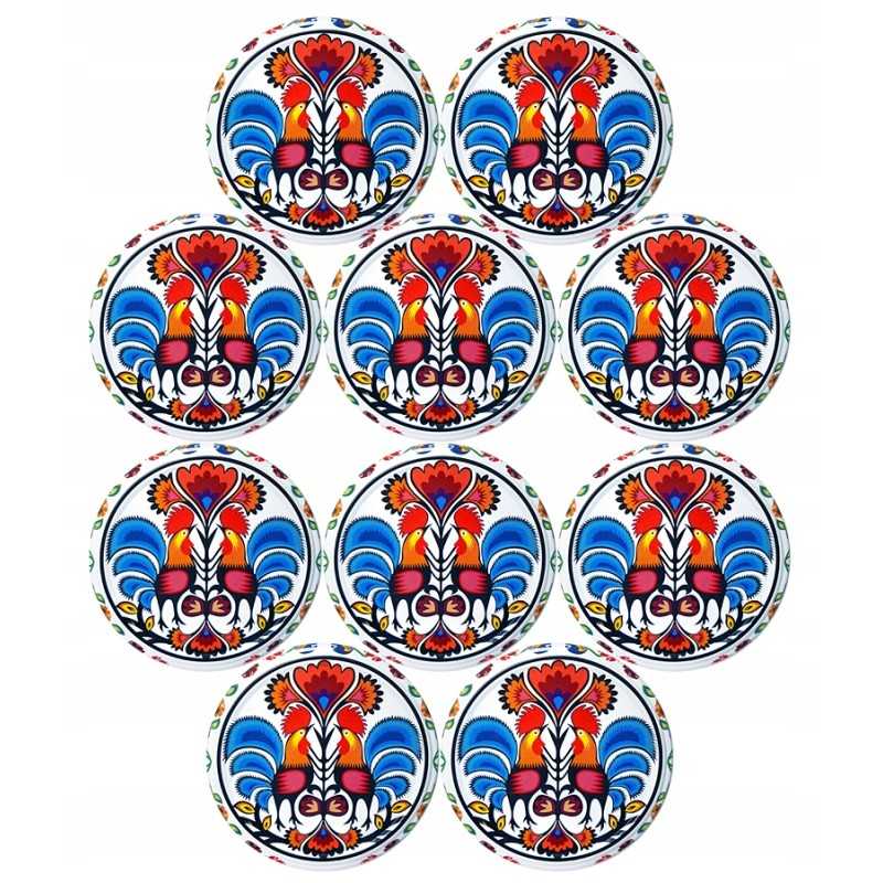 Dangteliai fi66 folk stiklainiams, 10vnt.136411