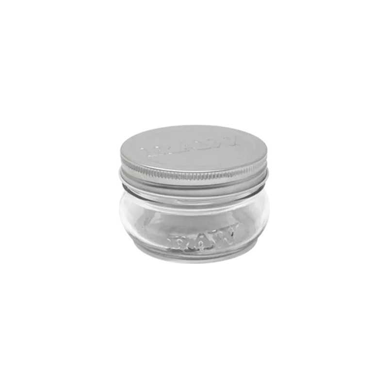 Bekvapis žalias masono stiklainis, talpa 177 ml