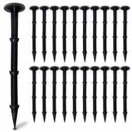 Smeigtukai agrotekstilei, agrotekstilei, 20 cm, rinkinyje 50 vnt