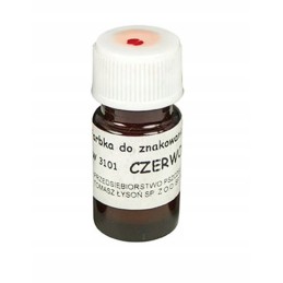 Dažai mamų žymėjimui - raudoni (1 vnt) - raštas w3101_cz