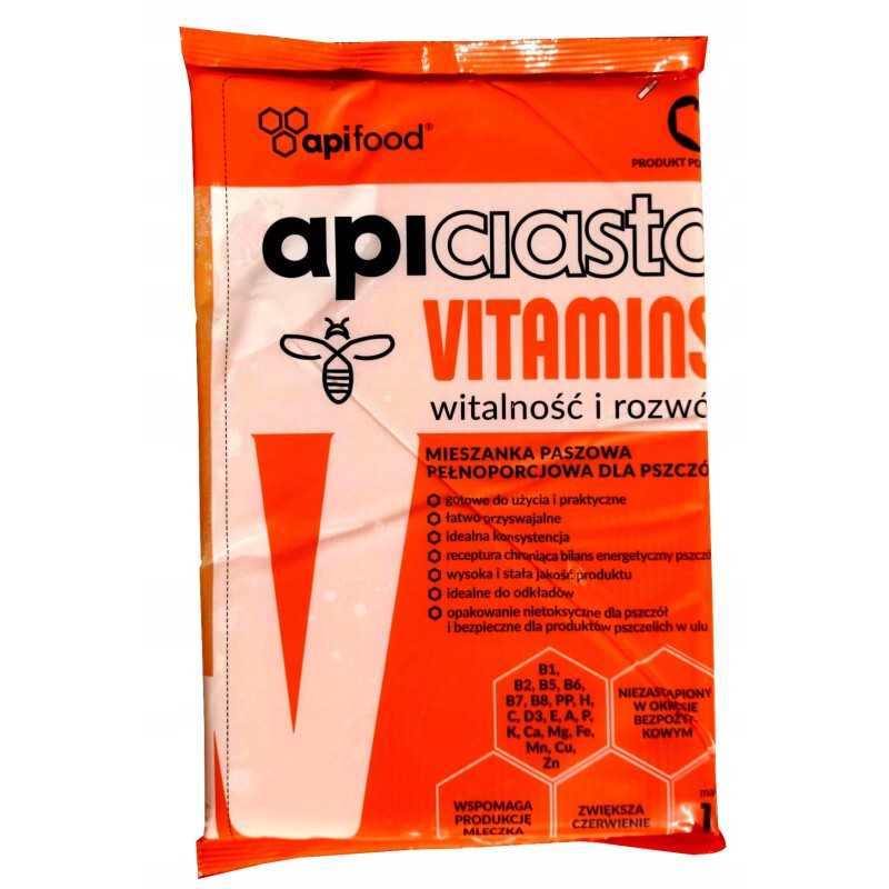 Bičių pyrago maistas bitėms apicitasto vitaminus 1kg