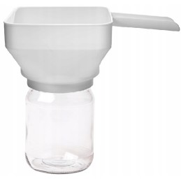 Siūlome piltuvėlį stiklainiams, kuris puikiai tiks su medumi - labai geras produktas!