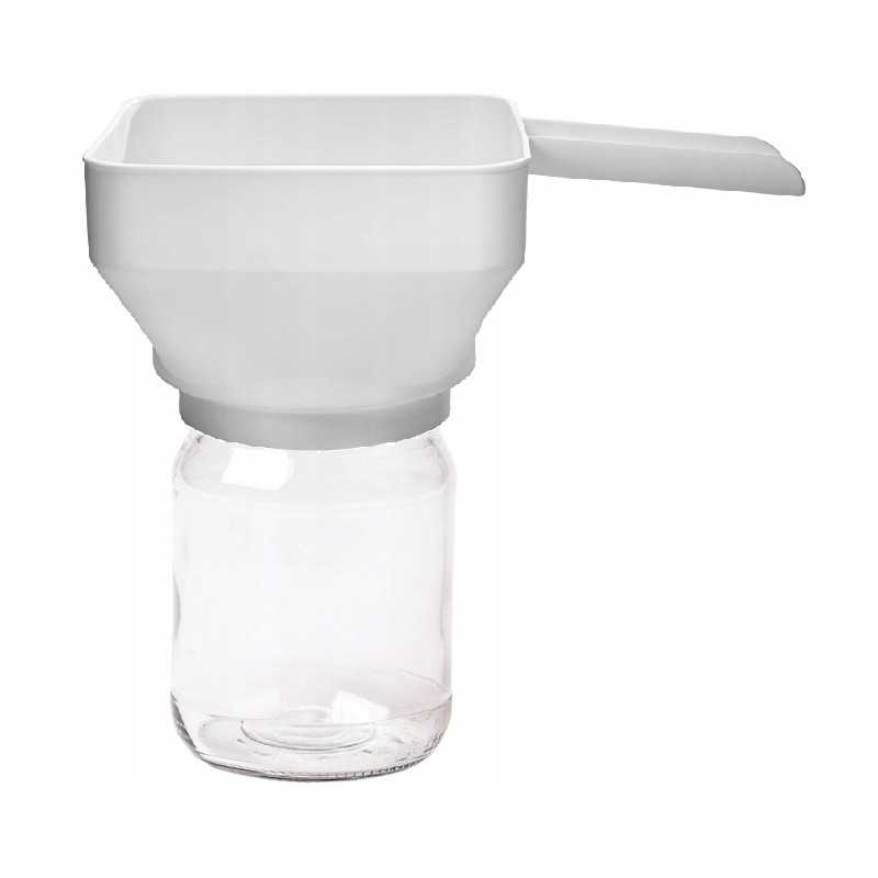 Siūlome piltuvėlį stiklainiams, kuris puikiai tiks su medumi - labai geras produktas!