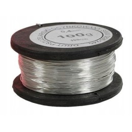 viela rėmams 0,4mm - 100g, cinkuota