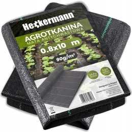 Nuo piktžolių agrotekstilė agrotekstilė juoda UV kilimėlis 3% 0,8x10m 90g/m2