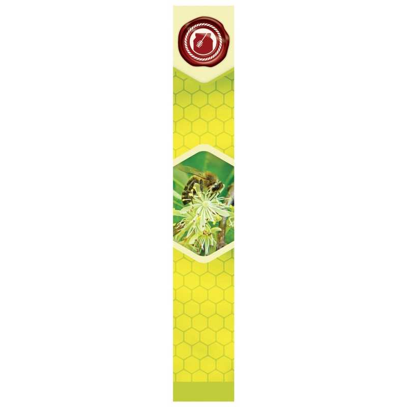 Banderolės medaus indeliui (100 vnt) - modelis ba18