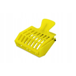 Gaudyklė bičių motinėlėms gaudyti, tvirtas segtukas, gaudyklė, geltonas užsegimas