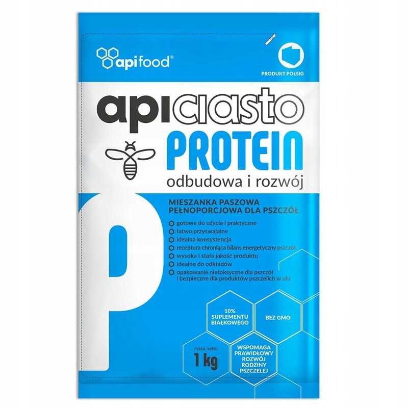 Apifood pyragas bitėms su baltymais 1 kg - apifood