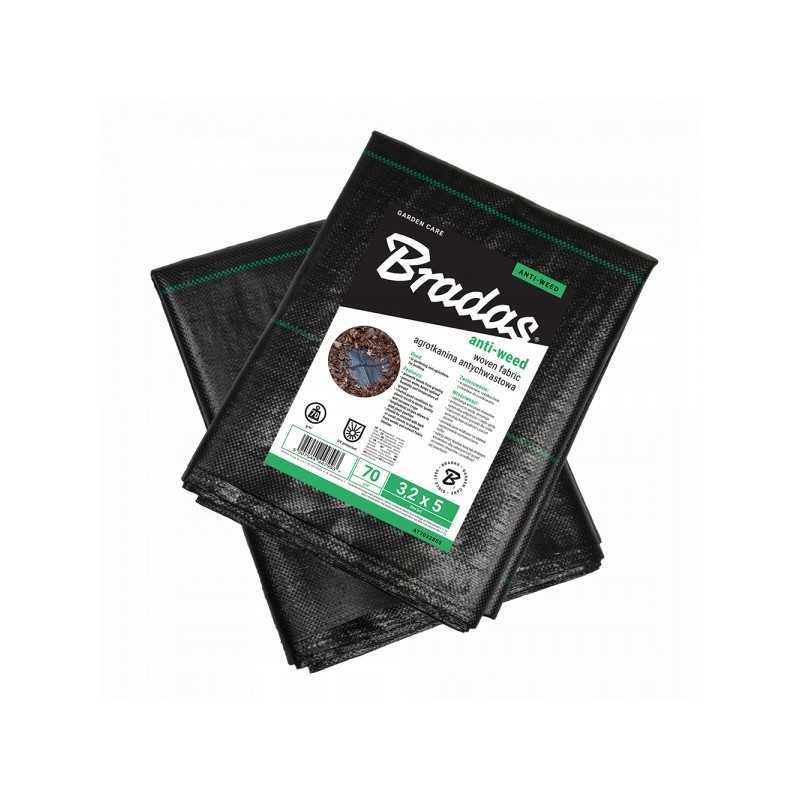 Agrotextile pp black uv70g 1,6x5m nuo piktžolių