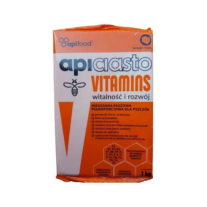 Tortas bitėms 1kg apicitasto vitaminų naujiena rinkoje!!!