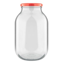 2l stiklainis + dangtelis