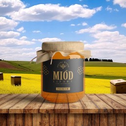 Aukščiausios kokybės rapsų medaus etikečių lipdukai, 6 vnt., atsparūs vandeniui