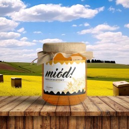 Aukščiausios kokybės kelių gėlių medaus etikečių lipdukai, 6 vnt., atsparūs vandeniui