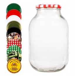 Stiklinis indas 2 l 2000 ml