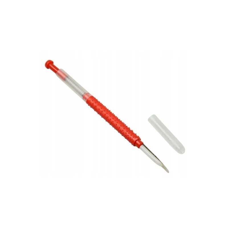 ❇Šaukštelis lervoms pernešti – ištraukiamas raudonas plastikinis