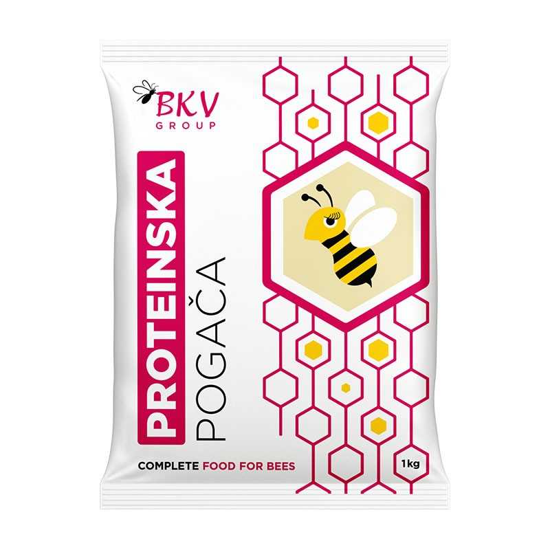 Maistas pyrago pavidalu bitėms su baltymais bkv 1kg