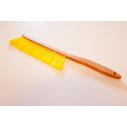 Bitininkystės šluota geltonais dirbtiniais šeriais