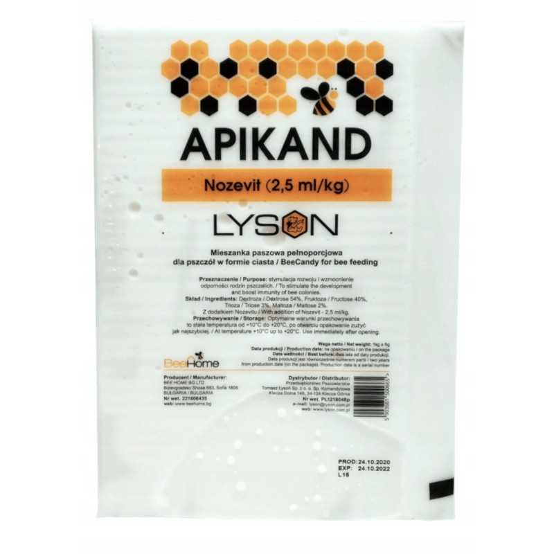 1x apikand nozevit 1kg - pyragas bitėms
