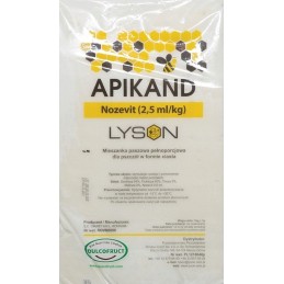 ?apikand - nozevit (2,5 ml/kg) pyrago maistas bitėms?