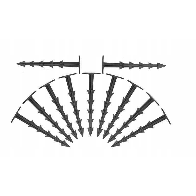 Inkarai agro audinio smeigtukai smeigtukai 100vnt 15cm