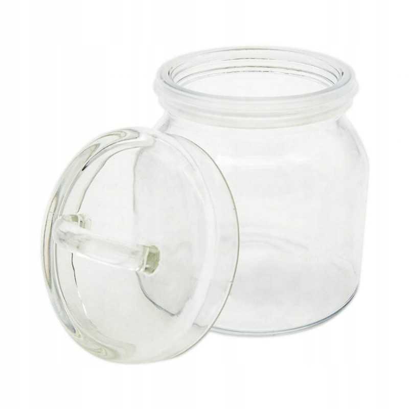 Stiklainis, stiklinis indas su dangteliu, 550ml