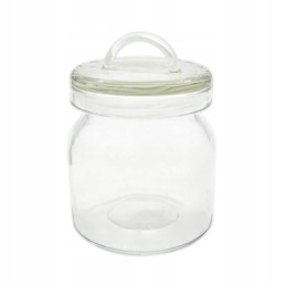 Stiklainis, stiklinis indas su dangteliu, 550ml