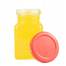 5x kvadratinis stiklinis indelis 150ml