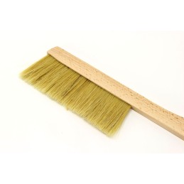 Bitininkystės šluota iš natūralių šerių, tvirta medinė rankena, šluota