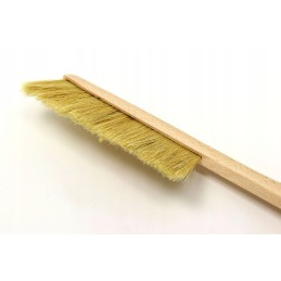 Bitininkystės šluota iš natūralių šerių, tvirta medinė rankena, šluota