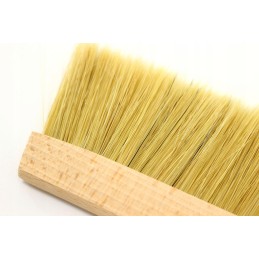 Bitininkystės šluota iš natūralių šerių, tvirta medinė rankena, šluota