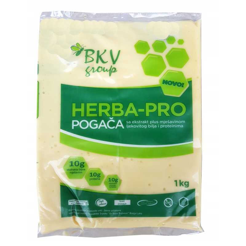 Bkv su žolelėmis pyrago maistas bitėms kokybė 1kg