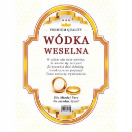 Vestuvių degtinės medaus etiketės lipdukai